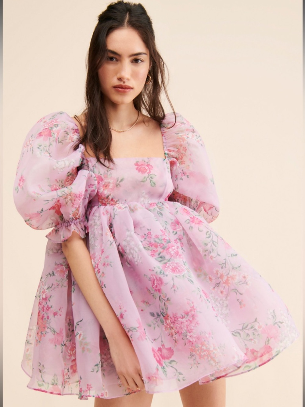 Selkie “The Puff” Floral Dress